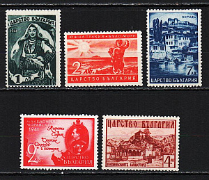 Болгария _, 1941, Присоединение Тракии и Македонии, 5 марок